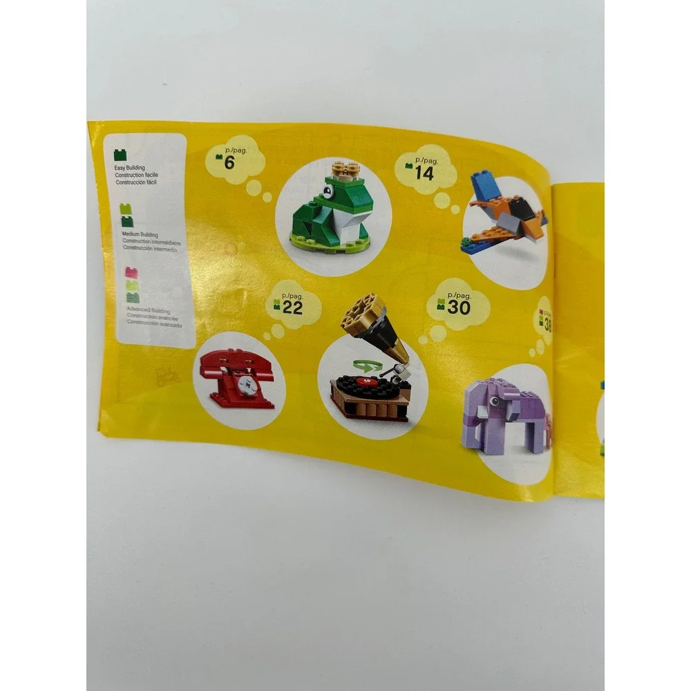 LEGO Classic 10717 Building Blocks Instruction Booklet Creative Fun